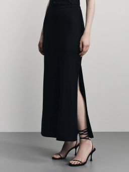 Юбка миди изо льна / Zarina фото 3