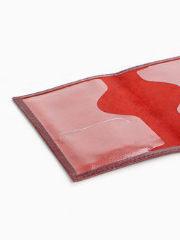 Обложка на военный билет, бордовая