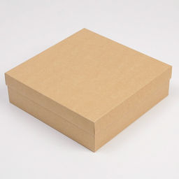 Цена за 2 шт. Коробка подарочная складная крафтовая, упаковка, 26×26×8 см
