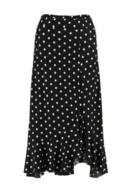 TRENDYOLMILLA K?rm?z? Bask?l? Buzgu Detayl? ve Volanl? Yuksek Bel Esnek Etek TWOSS21ET0029 фото 15