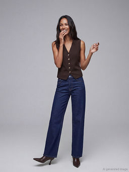 V Yaka Kad?n Triko Yelek