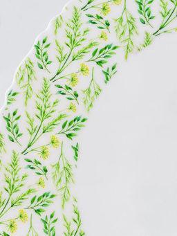 Тарелка обеденная УТРО 24 см арт.OLHP-95/2139 /МФК/  фото 6