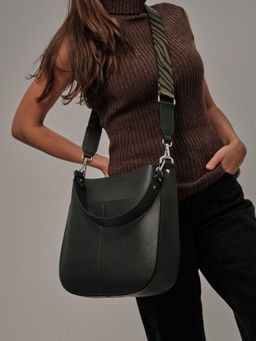 Сумка кожаная на плечо Azaro 30868 дремучий лес