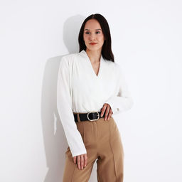 Ремень женский, ширина 4 см, пряжка металл, цвет чёрный - Simaland фото 3