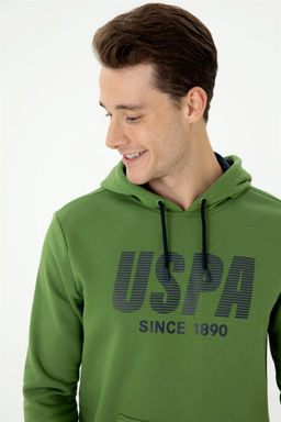 Мужской зеленый свитшот Неожиданная скидка в корзине - U.s. polo assn фото 2