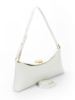 LACCOMA сумка АЛ3085-белый натуральная кожа хлопок фото 4