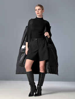 25422 Пальто серый - Dizzyway фото 5