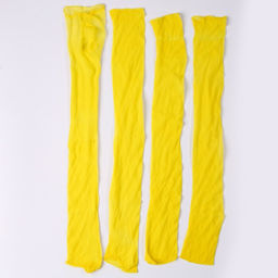 Капрон для кукол и цветов, набор 4 шт., размер 1 шт. — 45 × 6 см, цвет лимонный