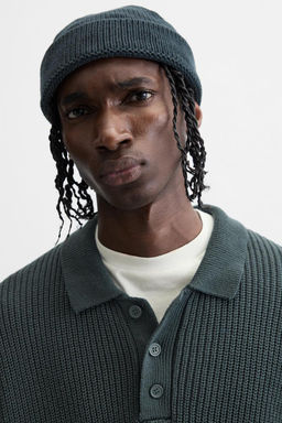 PURL KNIT POLO SHIRT - Zara фото 5