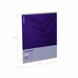 Цена за 10 шт. Тетрадь школьная ученическая ErichKrause Duotone Next ассорти, 24 листа, клетка (в плёнке по 10 штук)_MIX-PACK фото 10