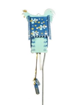 Новогоднее украшение для елки - Часы с маятником 56GG64-25804 Blue Roof - Idh фото 2