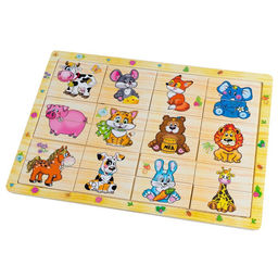 Пазл разрезные картинки Учим животных - Лесная мастерская фото 10