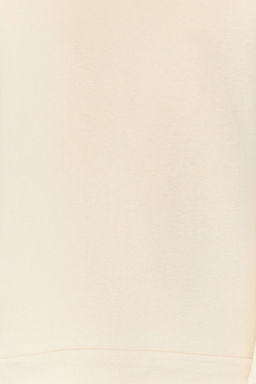 Tas Oversize/Rahat Kesim Basic Bisiklet Yaka Kal?n/Ici polarl? Orme Sweatshirt TWOAW24SW00102