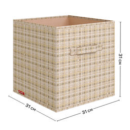 Набор коробов стеллажных без крышки, 3 шт., 31*31*31 см, LONDON BEIGE, шт - Valiant фото 2
