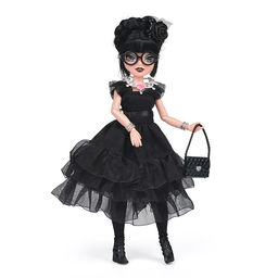 Модная кукла Glam Divas Вэнди с аксессуарами, черное платье 25 см.