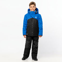 RODOS Утеплённый костюм для мальчика зима М-228д Синий/Васильковый  фото 181