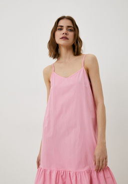 Платье А-силуэта на регулируемых бретелях