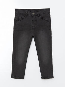 Beli Lastikli Basic Erkek Bebek Jean Pantolon