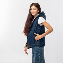 RODOS Жилет детский демисезон М-313 Синий