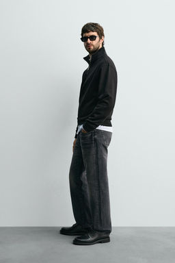 BASIC QUARTER-ZIP SWEATSHIRT - Zara фото 14