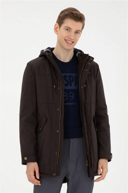 Мужское пальто цвета хаки Неожиданная скидка в корзине