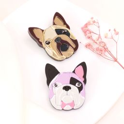 Брошь Бульдог