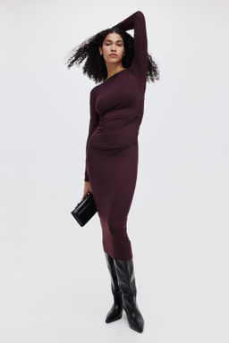 Vestido ajustado con dise?o drapeado - H&m фото 5