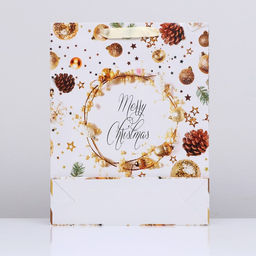 Пакет ламинированный вертикальный Новый Год!,33 х 42 х 10 см - UPAK LAND фото 2