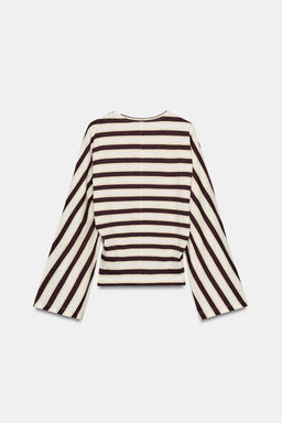 CAMISETA RAYAS ALGOD?N Y LINO / rayas - Zara фото 7