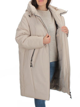 M-9097 BEIGE Пальто зимнее женское CORUSKY (верблюжья шерсть) - Фабричный китай фото 6