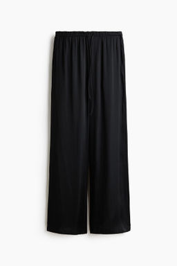 Pantal?n de sat?n con cord?n de ajuste - H&m фото 4