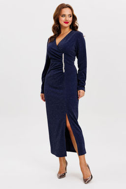 Платье VI.ORO VR-1155 синий люрекс