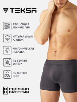 TEKSA Трусы мужские MBX 004 (в коробке) navy-grey