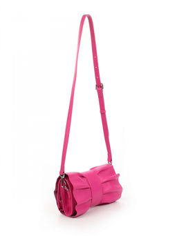 LACCOMA сумка АУ4725-П-фуксия натуральная кожа хлопок