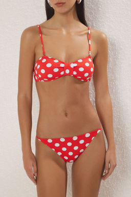 Trendyolmilla Puantiyeli Bralette Brazilian Bikini Tak?m? TBESS25BT00195  фото 3