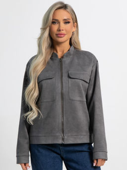 Бомбер Александра (графит) Б15302-2М