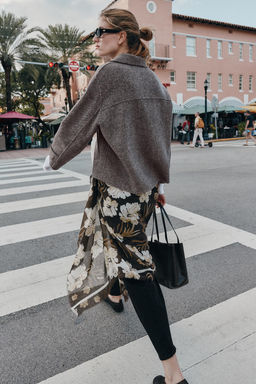 FLORAL PRINT SCARF