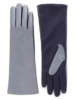 Перчатки женские ш+каш. TOUCH F-IS0065 grey/d.blue