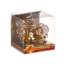 Ароматизатор на панель, Корона, освежающий лимон, пластик