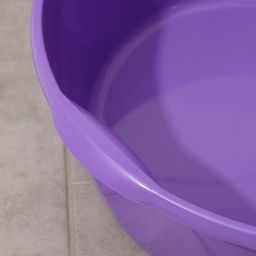 Таз хозяйственный круглый, 20 л, d=49 см, h=15 см, пластик, МИКС