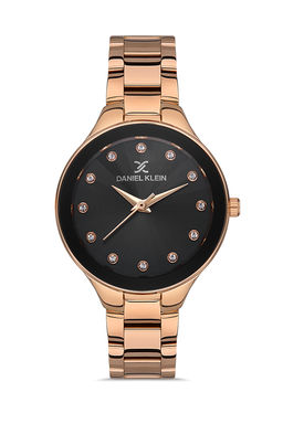 Наручные часы Daniel Klein женские с черным циферблатом 13393-6