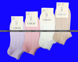 Цена за 6 пар. LIMAX носки укороченные женские ажурные арт. 71538 36-40  фото 6