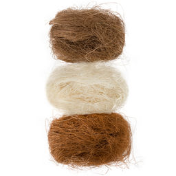 Blumentag BMG-30 MIX Сизалевое волокно 30 г  3 г 06 Белый/св.коричневый/коричневый