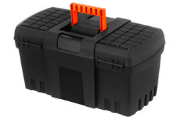 Ящик для инструментов 46*25*23,5 см "Техникер" с внутр. пространством, черный (BR3748ЧР)