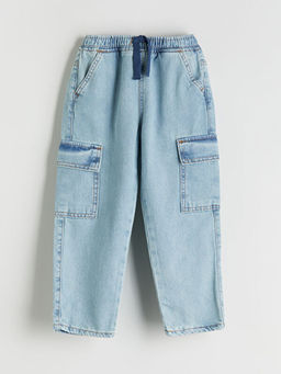 Beli Lastikli Erkek ?ocuk Jean Pantolon