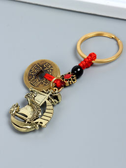 Брелок для ключей на кольце Нэцкэ. Дракон на корабле, металл, 5 монет, набор 2 шт., h=8 см - Simaland фото 2