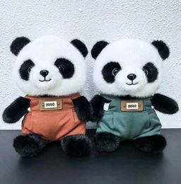 Панда в комбинезоне, 25см. (Белоруссия)