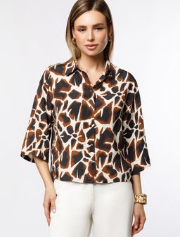 VILATTE / Блузка из вискозы с лиоцеллом  фото 7