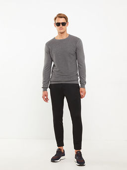 Bisiklet Yaka Erkek Triko Kazak