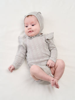 Чепчик Жемчуг из ажурного хлопка 0+ - Bungly фото 4